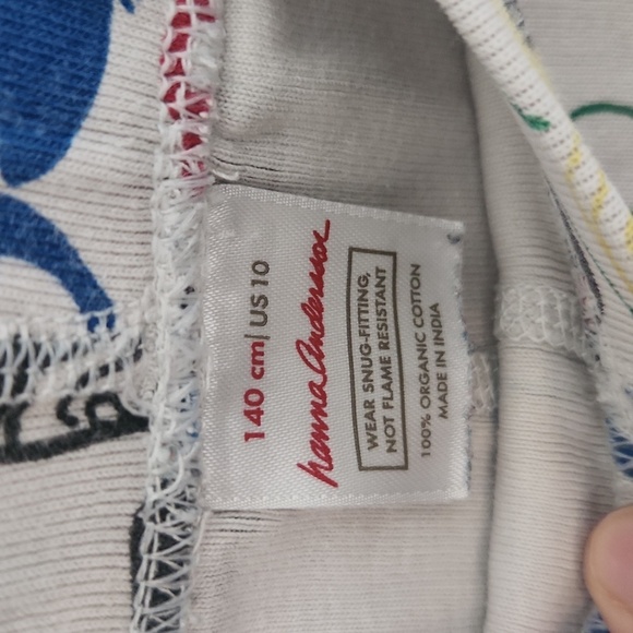 Hannah Andersson Kids Boys Racing Car Print Pijamas Set Size 10 - Picture 4 of 8